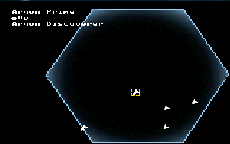 Screenshot of sector map